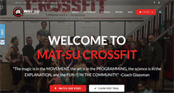 Desktop Screenshot of matsucrossfit.com