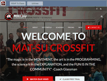 Tablet Screenshot of matsucrossfit.com